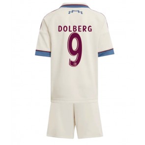 Ajax Kasper Dolberg #9 Tredjetrøje Børn 2025-26 Kortærmet (+ Korte bukser)